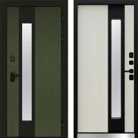 Дверь Евро RK Green с окном Лиственница - Image 1