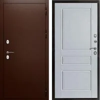 Дверь Евро TX Медь ФЛ-243 Белое дерево