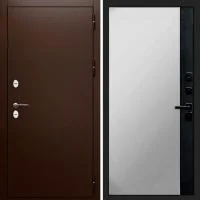Дверь Евро TX Медь с Зеркалом Фацет Черный кварц - Image 1