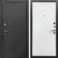 Дверь Графит Эстет Белая - Image 1