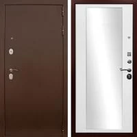 Дверь Графит Рим 3K (С зеркалом) Белый матовый - Image 1