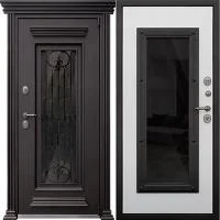 Дверь Стандарт Элит GL со стеклом и ковкой - Image 1