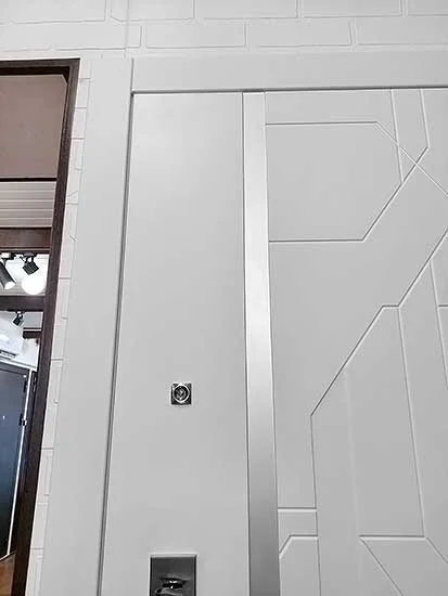 Дверь Стандарт Эверест с Зеркалом Белый матовый, фото 4