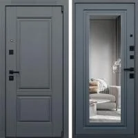 Дверь Стандарт Гермес Неоклассика Зеркало Графит - Image 1