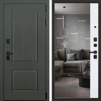 Дверь Стандарт Сканди с зеркалом Белый матовый - Image 1