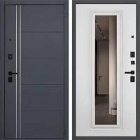 Дверь Стандарт Вегас с зеркалом Белый матовый - Image 1