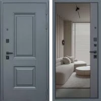 Дверь Стандарт Ювентус с зеркалом Графит - Image 1