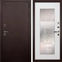 Дверь Витязь Термо Сибирь с зеркалом 37 Ясень белый - Image 1