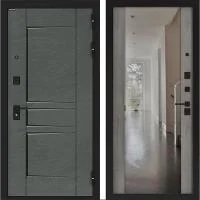 Входная дверь Бункер BN-04 ФЛЗ-1 с Зеркалом Бетон серый - Image 1