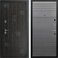 Входная дверь Гранд 12 Тетрис ФЛ-14 Графит софт - Image 1