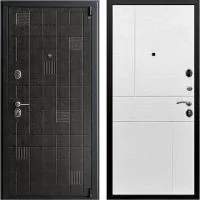 Входная дверь Гранд 12 Тетрис ФЛ-290 Белый софт - Image 1