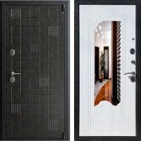 Входная дверь Гранд 12 Тетрис ФЛЗ-147 Зеркало Ясень белый - Image 1