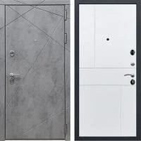 Входная дверь Гранд 13 Бетон ФЛ-290 Белый софт - Image 1