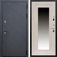 Входная дверь Гранд 13 ФЛЗ-120 Беленый дуб с зеркалом - Image 1