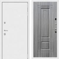 Входная дверь Гранд 5А ФЛ-2 Белая / Сандал серый - Image 1