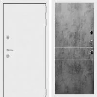 Входная дверь Гранд 5А ФЛ-290 Белая / Бетон темный - Image 1