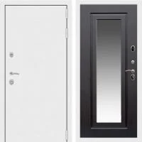 Входная дверь Гранд 5А ФЛЗ-120 с зеркалом Белая / Венге - Image 1