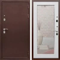 Входная дверь Гранд 5А Пастораль с зеркалом Медь / Ясень белый - Image 1