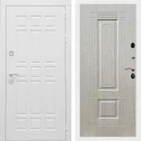 Входная дверь Гранд 8 Белая ФЛ-2 Лиственница беж - Image 1