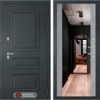 Входная дверь Лабиринт Атлантик Термо с зеркалом Бетон светлый - Image 1