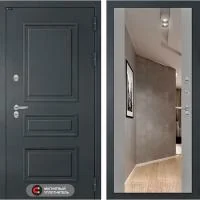 Входная дверь Лабиринт Атлантик Термо с зеркалом Максимум Грей софт - Image 1