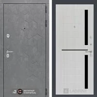 Входная дверь Лабиринт Бетон 02 Сандал белый - Image 1
