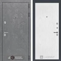 Входная дверь Лабиринт Бетон 07 Белое дерево - Image 1