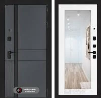 Входная дверь Лабиринт Еволаб 18 с зеркалом Белое дерево - Image 1