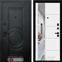Входная дверь Лабиринт ГРАНД 19 с Зеркалом Белый Софт - Image 1