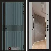 Входная дверь Лабиринт Иссида с зеркалом Максимум Грей софт - Image 1