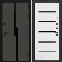 Входная дверь Лабиринт Карбон 01 Белое дерево - Image 1