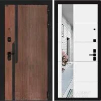 Входная дверь Лабиринт Кармина 19 с Зеркалом Белый софт - Image 1