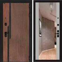 Входная дверь Лабиринт Кармина Зеркало Максимум Грей софт - Image 1