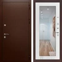 Входная дверь Лабиринт КЛАССИК 18 (с зеркалом) Белое дерево - Image 1