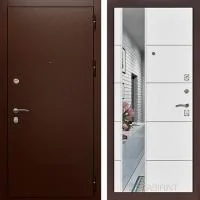 Входная дверь Лабиринт КЛАССИК 19 Белый софт с зеркалом - Image 1