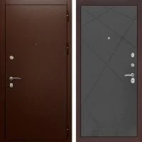 Входная дверь Лабиринт КЛАССИК 24 Графит софт - Image 1