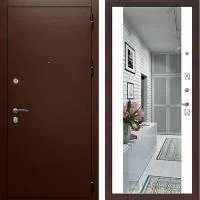 Входная дверь Лабиринт КЛАССИК Белый софт с зеркалом - Image 1