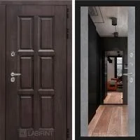 Входная дверь Лабиринт Лондон Зеркало Бетон светлый - Image 1