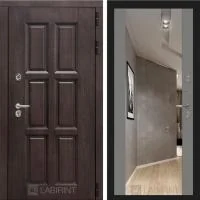 Входная дверь Лабиринт Лондон Зеркало Грей софт - Image 1