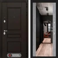 Входная дверь Лабиринт Мегаполис с зеркалом Бетон светлый - Image 1