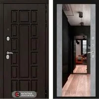 Входная дверь Лабиринт Нью Йорк с зеркалом Максимум Бетон светлый - Image 1