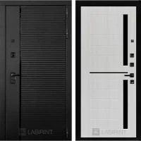 Входная дверь Лабиринт ПИАНО 02 Сандал белый - Image 1