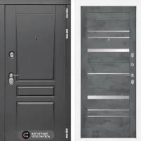 Входная дверь Лабиринт Платинум 20 Бетон темный - Image 1