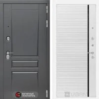 Входная дверь Лабиринт Платинум 22 Белый софт - Image 1
