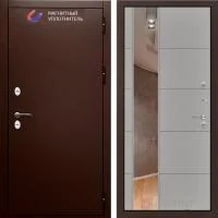 Входная дверь Лабиринт Термомагнит 19 с зеркалом Грей софт - Image 1