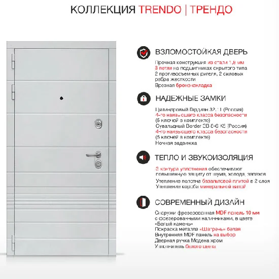Входная дверь Лабиринт Трендо 01 Венге - Image 4