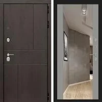 Входная дверь Лабиринт УРБАН Грей Софт зеркало - Image 1
