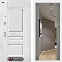 Входная дверь Лабиринт Версаль с Зеркалом Грей софт - Image 1