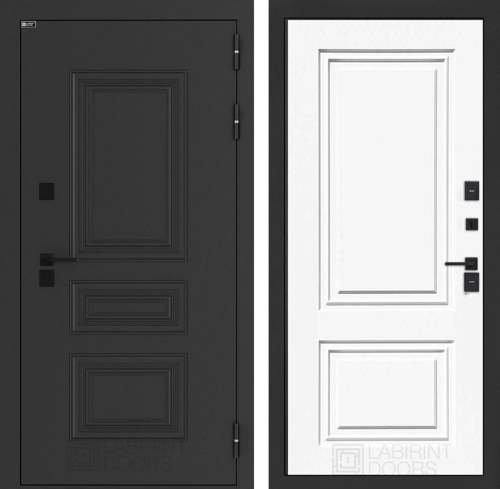 Входная дверь Аляска Лайт 26 - Эмаль RAL 9003 - Image 1