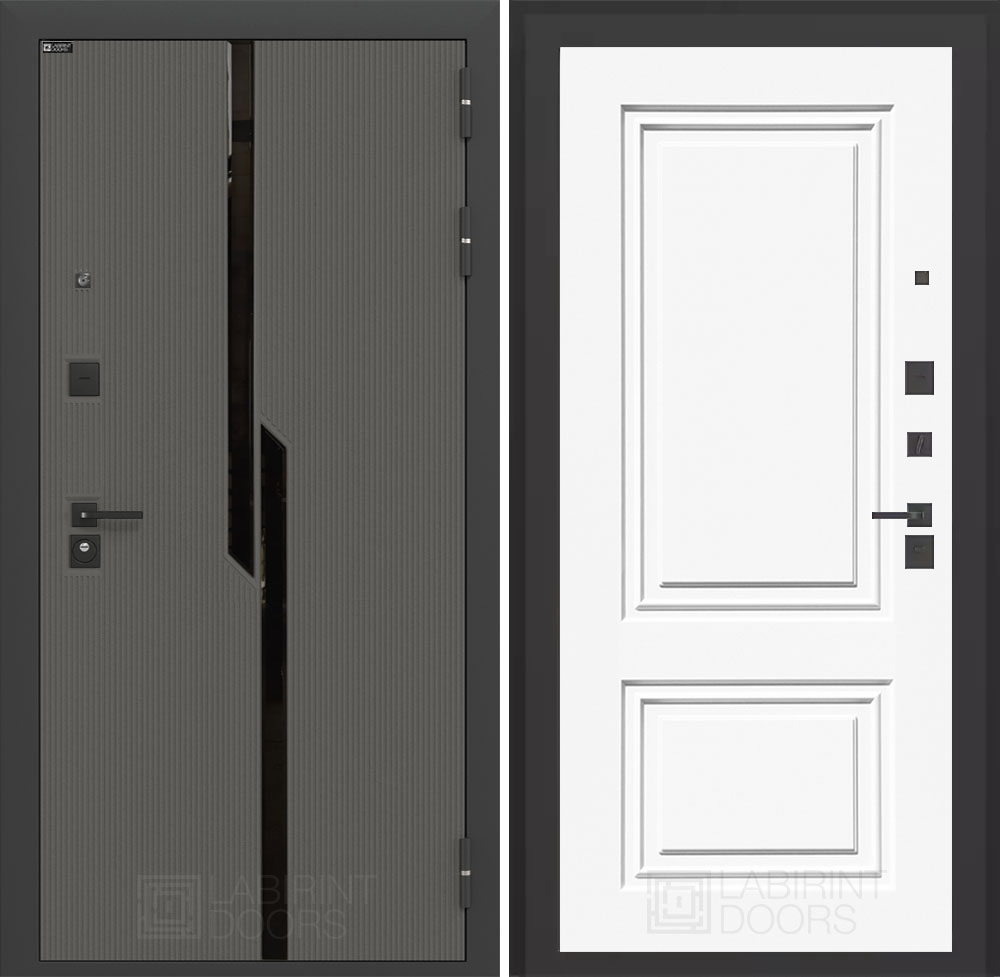 Входная дверь Карбон 26 - Эмаль RAL 9003 - Image 1